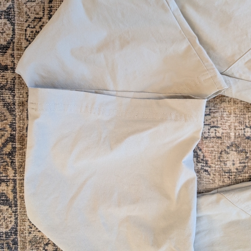 Columbia Mumbai Mover Cropped Pants Khaki Nylon Hiking Women's 10 Short - Picture 6 of 7